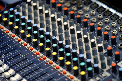 Audio sound mixer panel macro