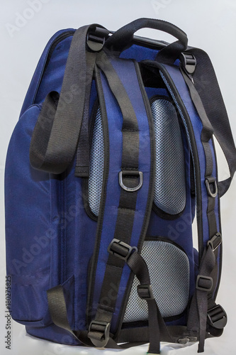 Геодезический рюкзак синего цвета