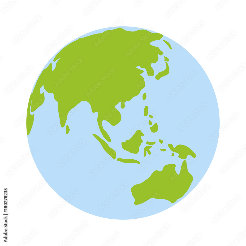 world globe icon. vector earth logo. web global simbol illustration