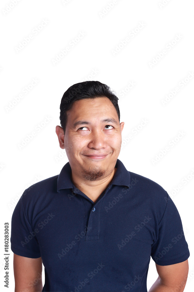 Funny Asian Man Thinking Funny Asian Man Thinking