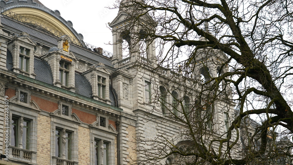 Fototapeta premium The Central Train Station in Antwerp, Belgium.