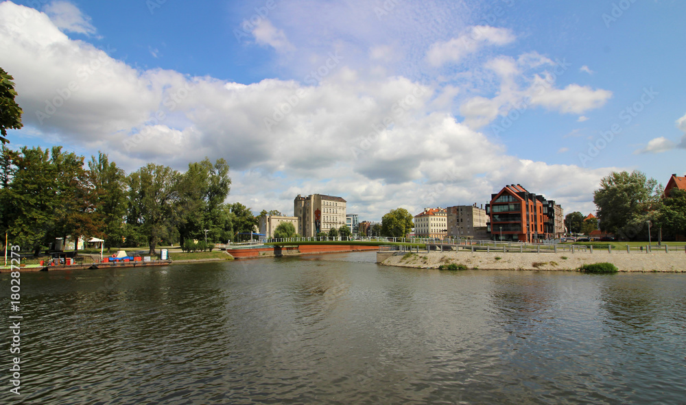 Fototapeta premium Centro de Wroclaw, Polonia