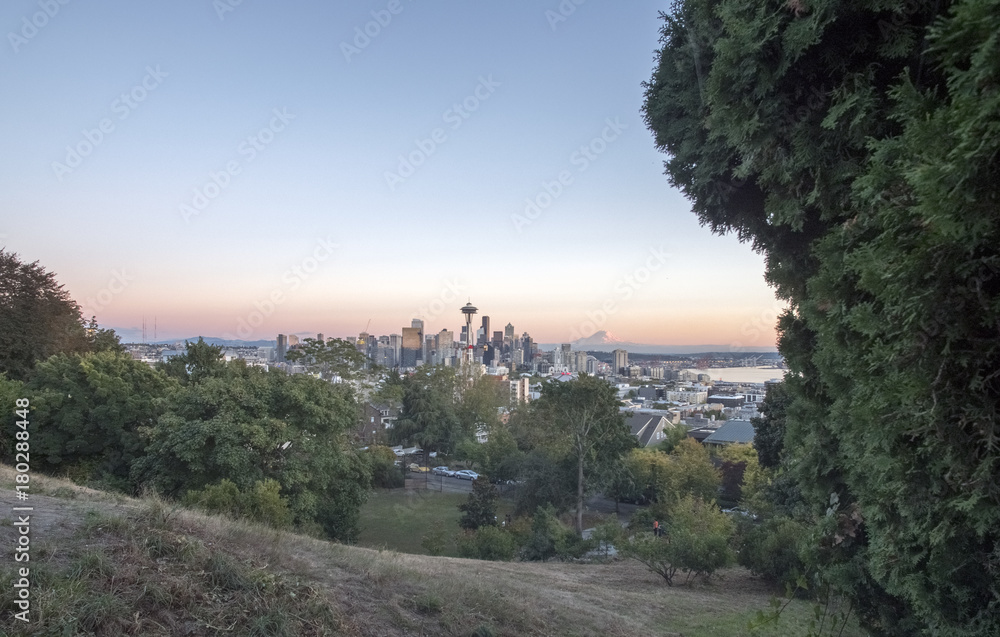 Seattle City Skyline From Kerry Park Seattle City Skyline From Kerry Park
