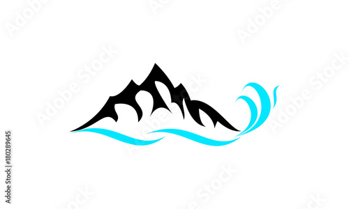 Wave and Mountain