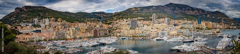 Monaco Port Panorama Monaco Port Panorama