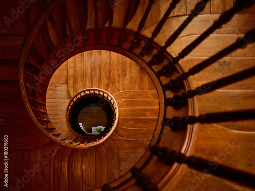 Vintage spiral stairs