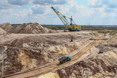 Clay quarry near the town of Pogohy photo