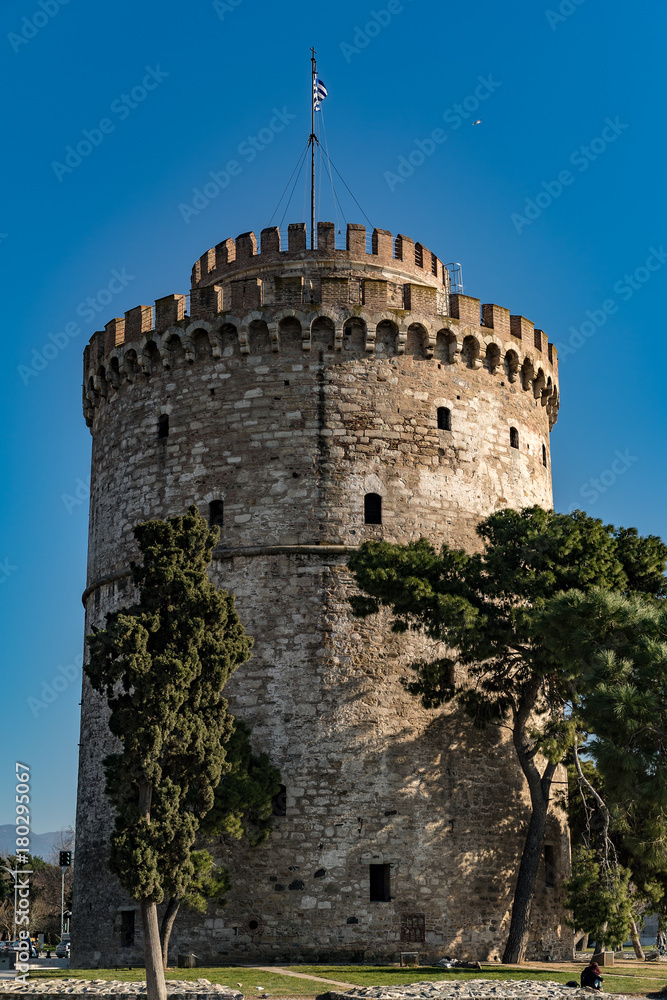 White Tower of Thessaloniki, Greece, Europe