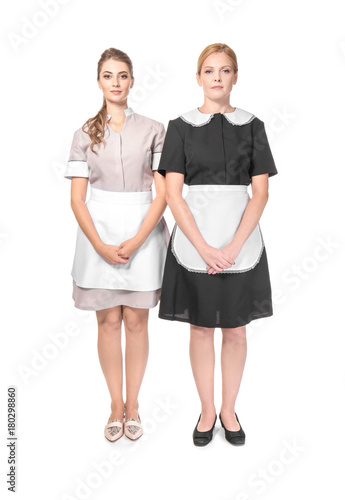 Beautiful chambermaids on w...