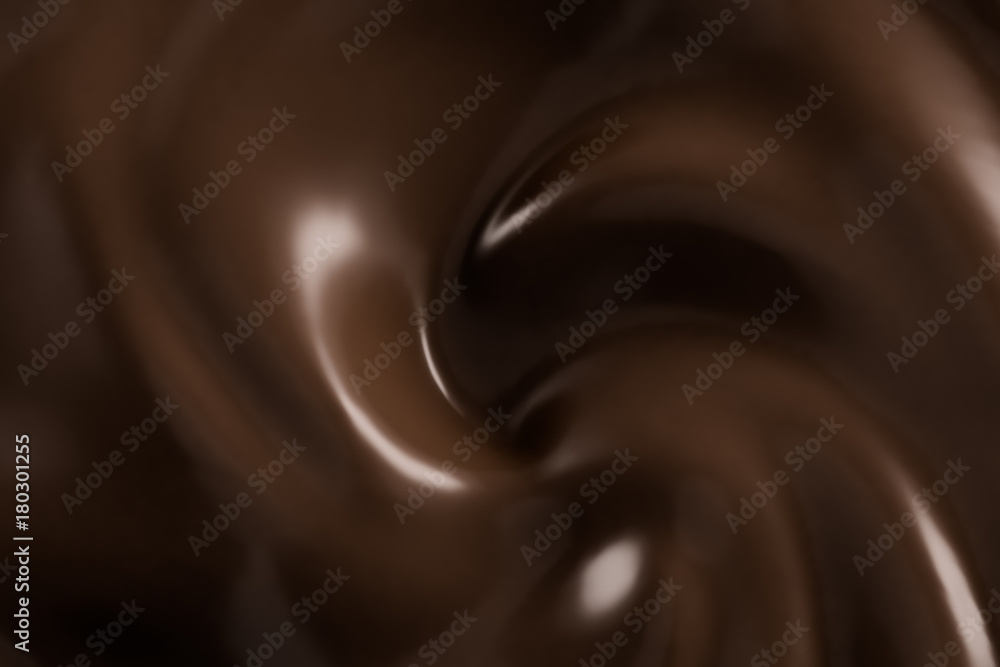チョコレートクリームのイラストCG チョコレートクリームのイラストCG