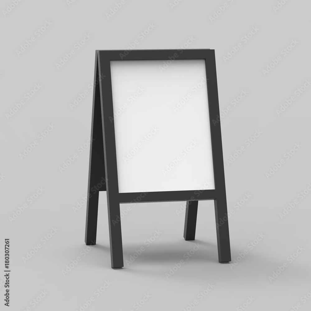 Blank white metallic outdoor advertising stand mock up set on isolated white background, Clear street signage board mock up, 3d illustration. Blank white metallic outdoor advertising stand mock up set on isolated white background, Clear street signage board mock up, 3d illustration.