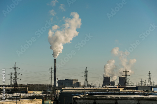 Cogeneration plant in the city