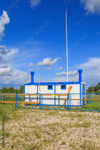 Modular gas boiler, located separately from residential buildings