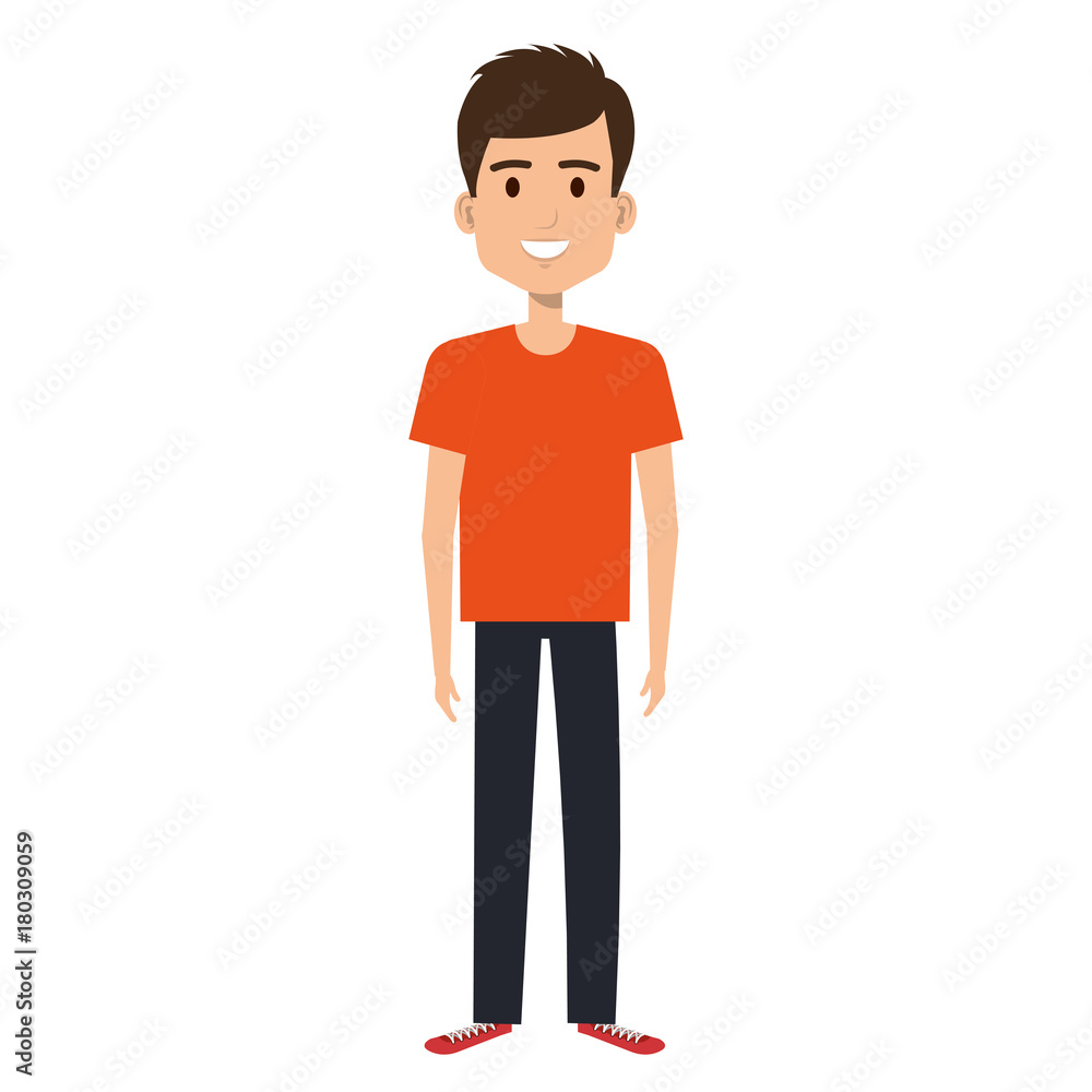 young man avatar character vector illustration design young man avatar character vector illustration design