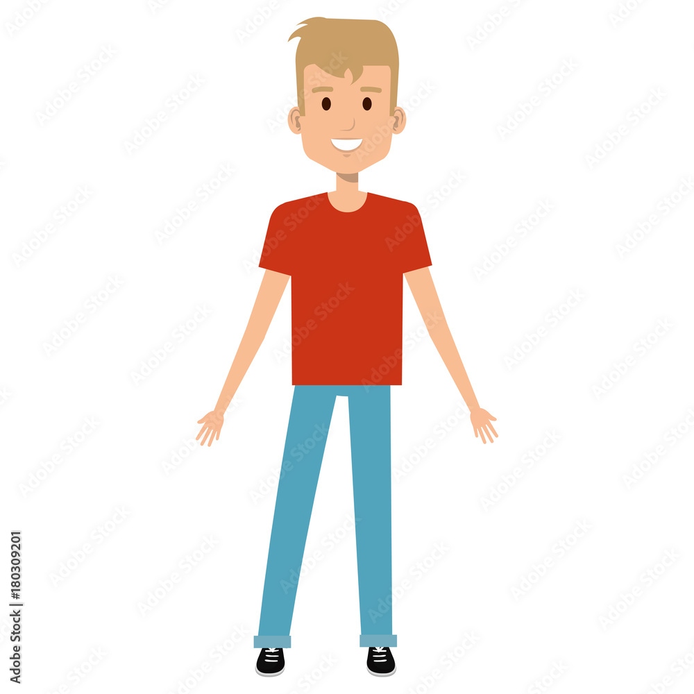 young man avatar character vector illustration design young man avatar character vector illustration design