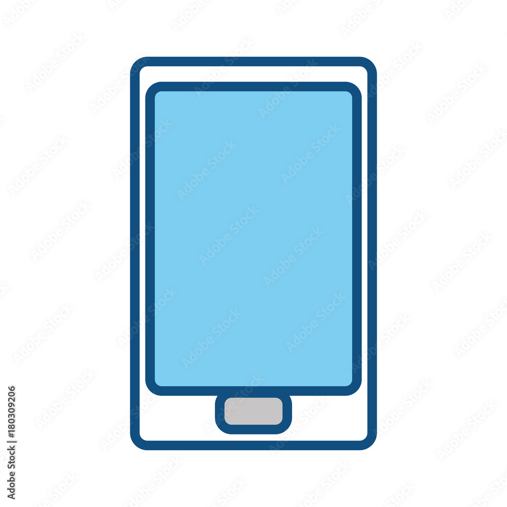 smartphone icon over white background vector illustration smartphone icon over white background vector illustration