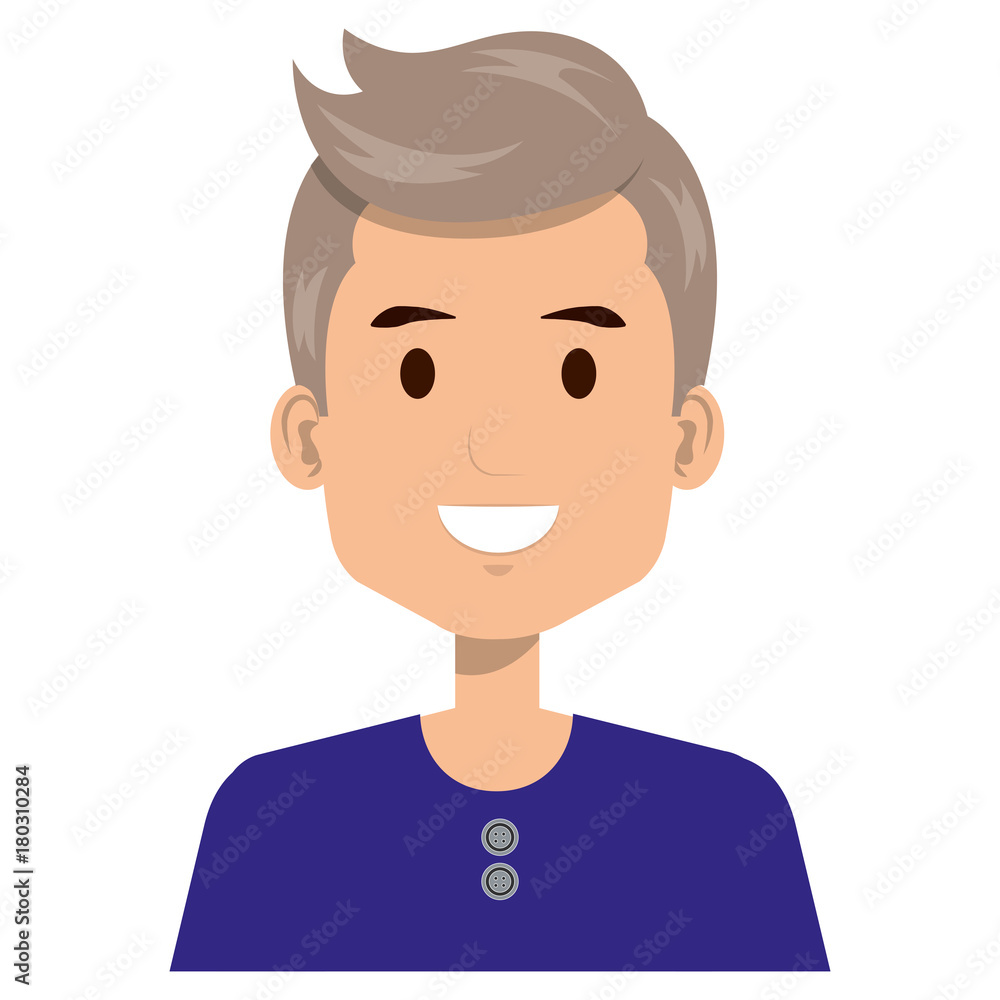 young man avatar character vector illustration design young man avatar character vector illustration design