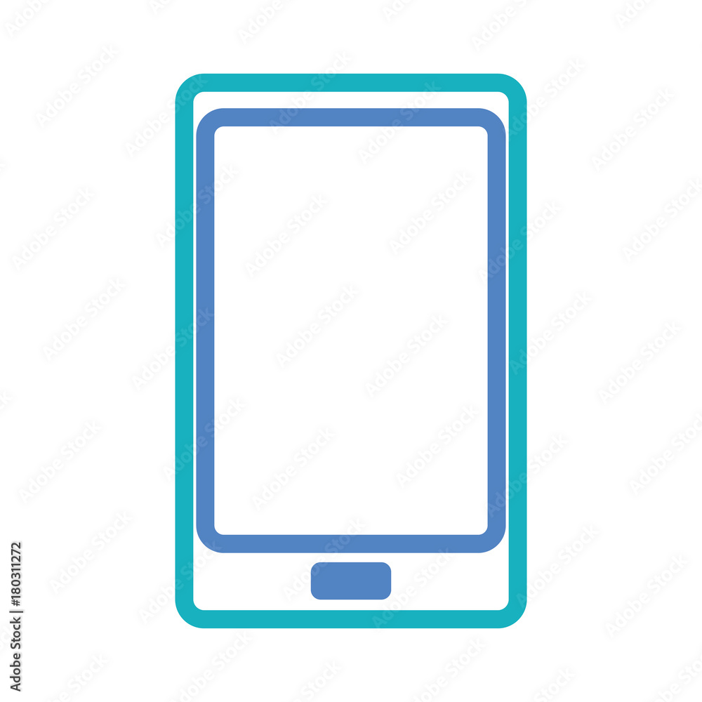 smartphone icon over white background vector illustration smartphone icon over white background vector illustration