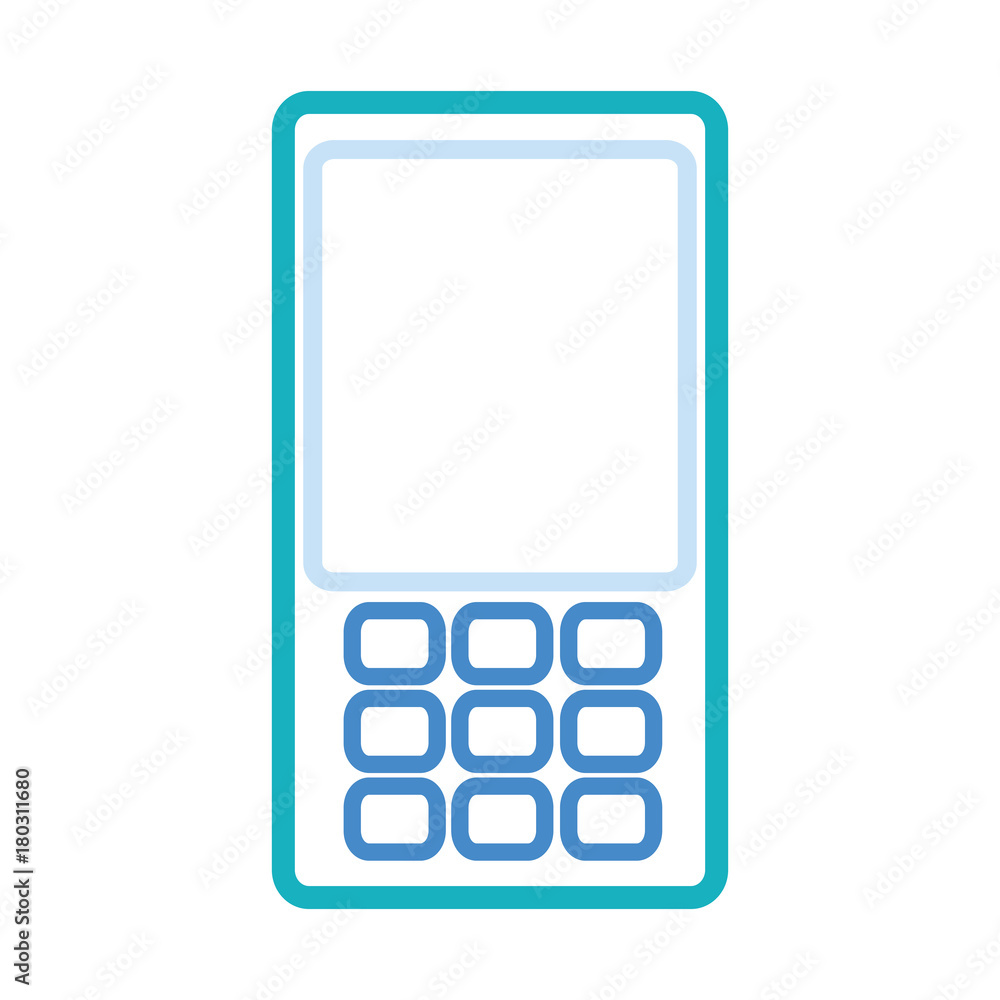 smartphone icon over white background vector illustration smartphone icon over white background vector illustration