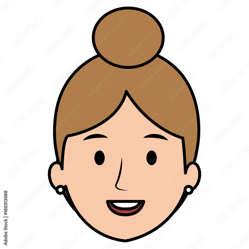 beautiful woman head avatar character vector illustration design beautiful woman head avatar character vector illustration design
