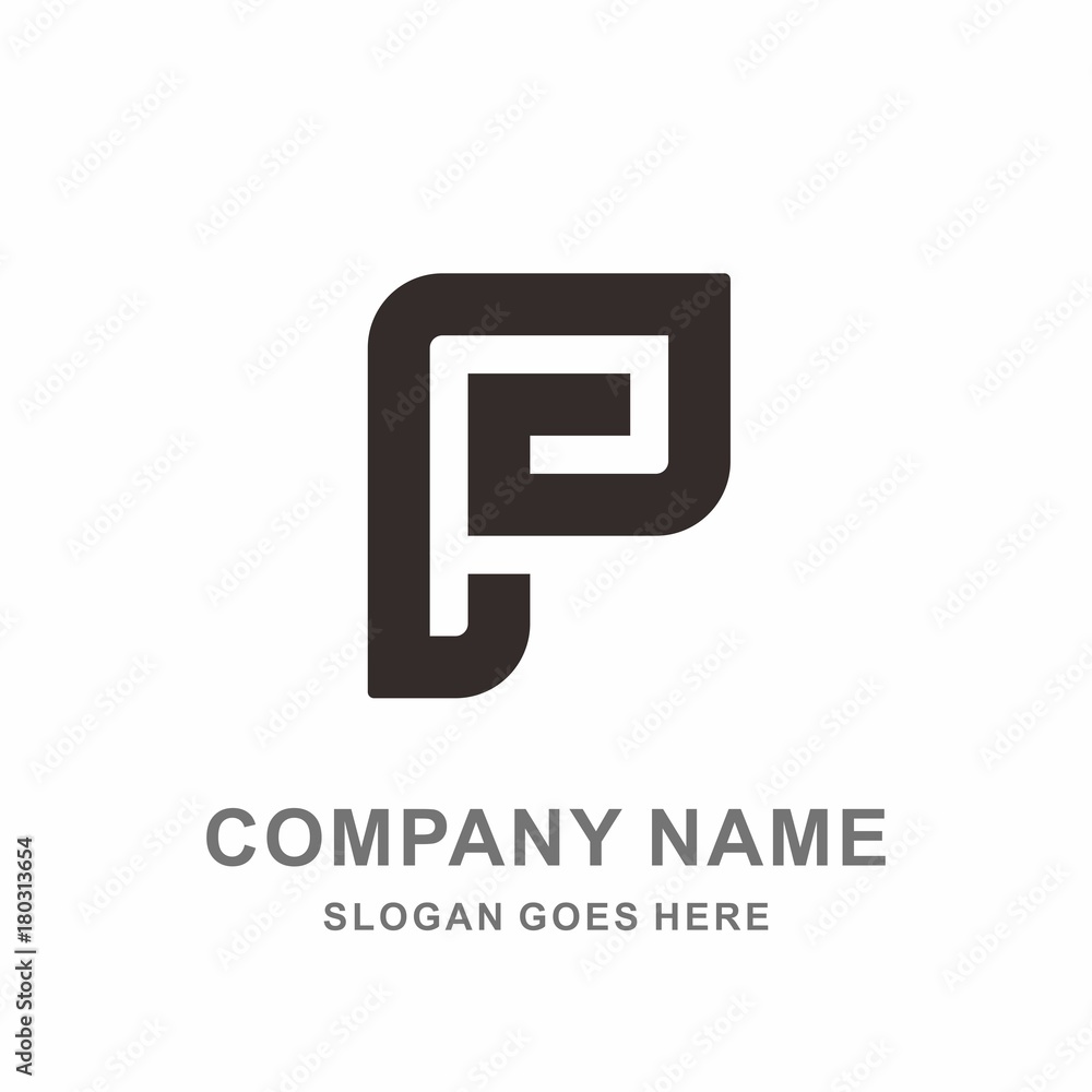 Monogram Letter P Geometric Square Circle Architecture Interior Construction Business Company Stock Vector Logo Design Template Monogram Letter P Geometric Square Circle Architecture Interior Construction Business Company Stock Vector Logo Design Template