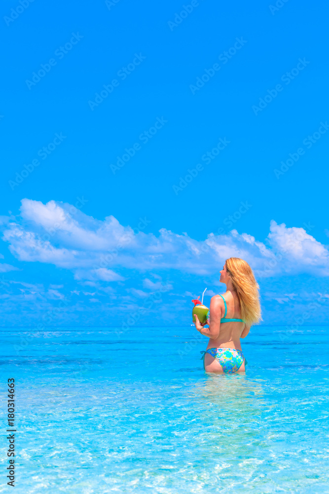 Beauty Young Girl In Holiday Beauty Young Girl In Holiday