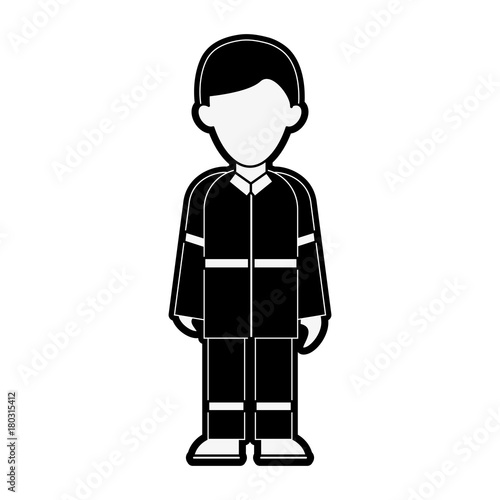 Paramedic emergency assistant icon vector illustration graphic design