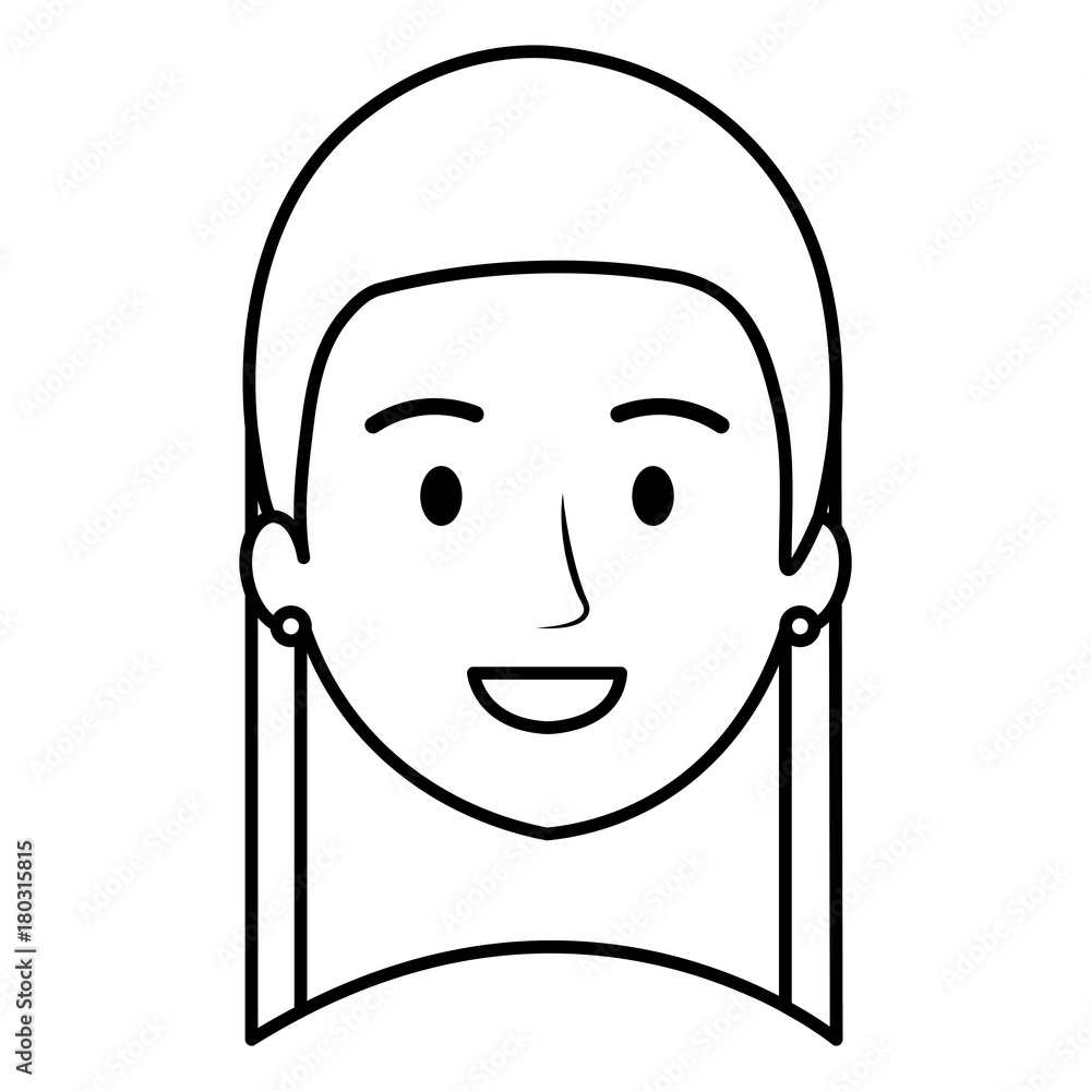 beautiful woman head avatar character vector illustration design beautiful woman head avatar character vector illustration design