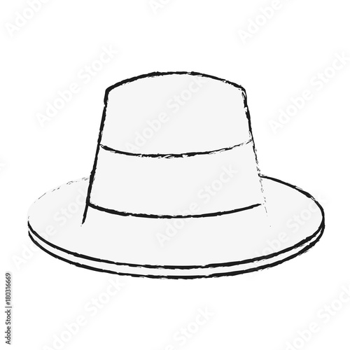 Vintage male hat icon vector illustration graphic design