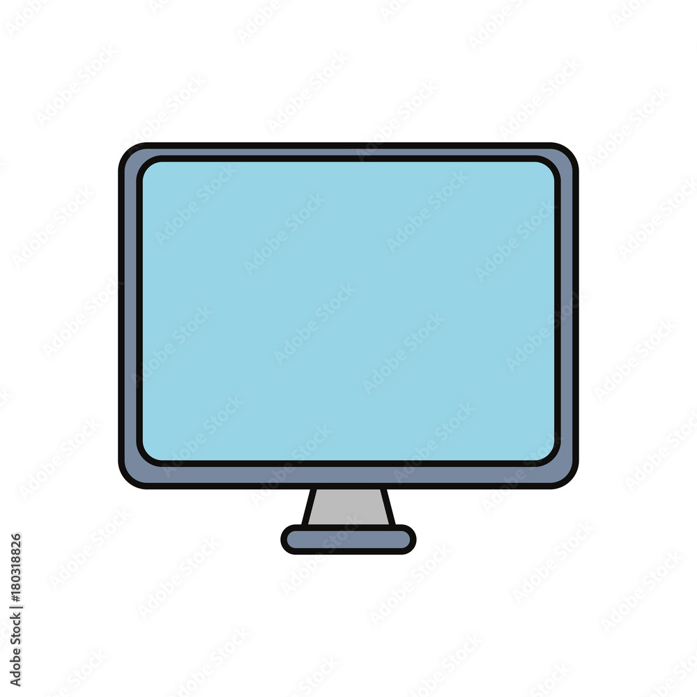 computer icon over white background vector illustration computer icon over white background vector illustration