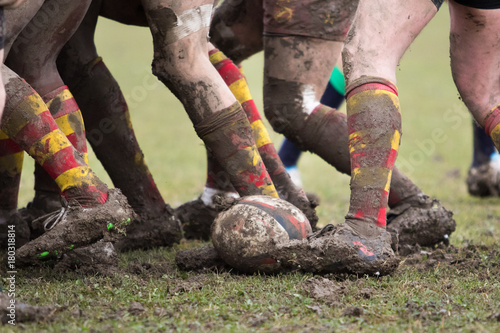 rugby scrum photo