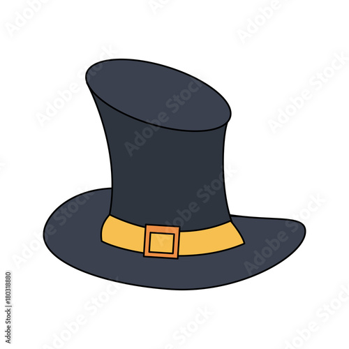 Gentleman old hat icon vector illustration graphic design