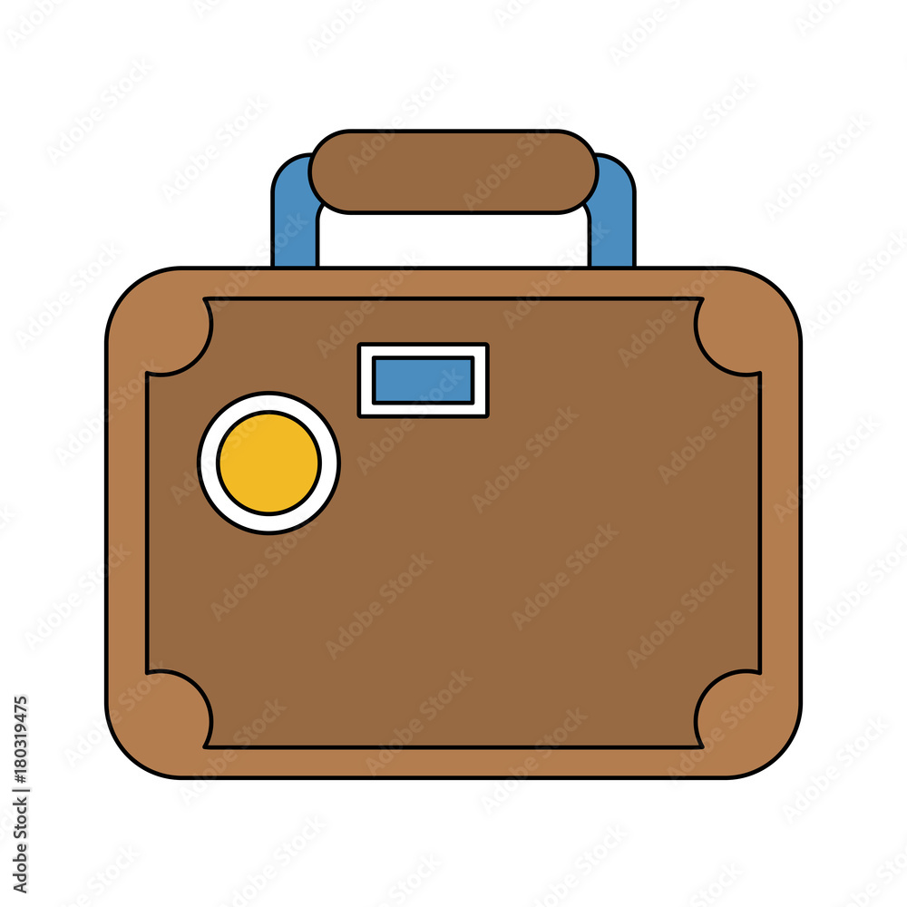 Travel suitcase isolated icon vector illustration graphic design Travel suitcase isolated icon vector illustration graphic design