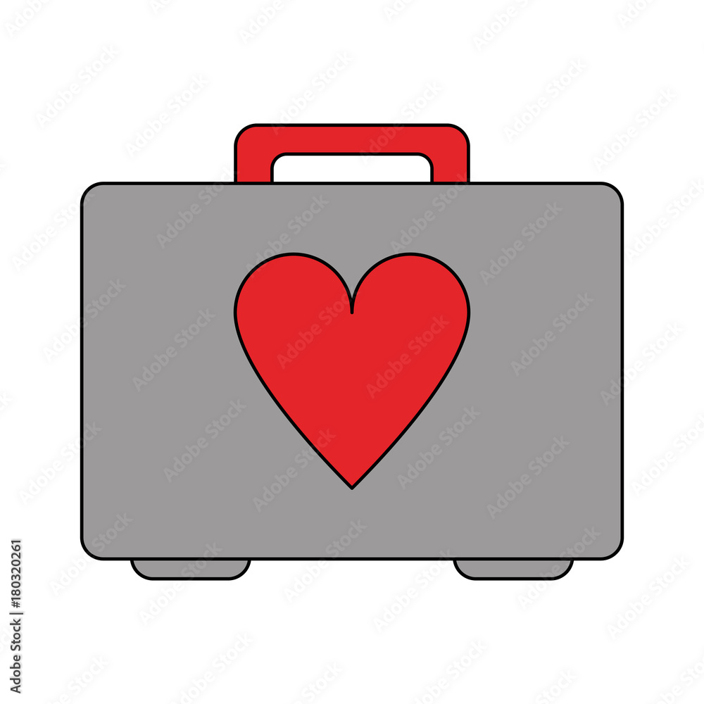 First aids suitcase icon vector illustration graphic design First aids suitcase icon vector illustration graphic design