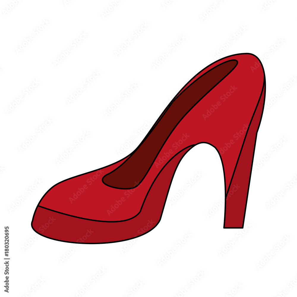Fashion high heel icon vector illustration graphic design Fashion high heel icon vector illustration graphic design