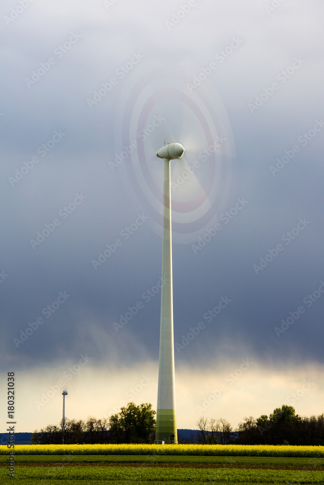 Wind turbine turning
