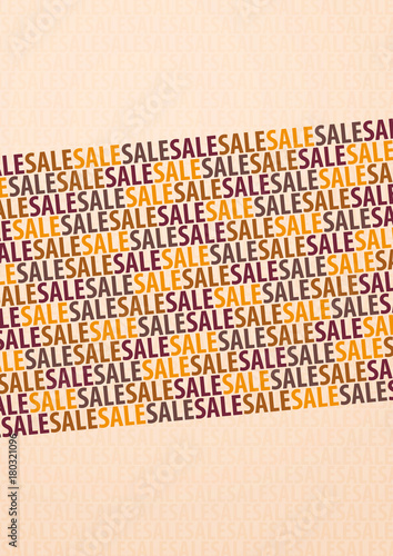 Sale poster or Flyer design. Discount background for the online store, shop, promotional leaflet, poster, banner. Vector illustration.