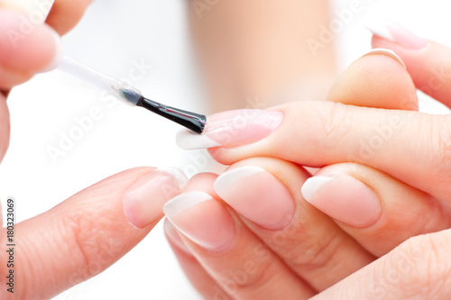 manicure procedure  macro