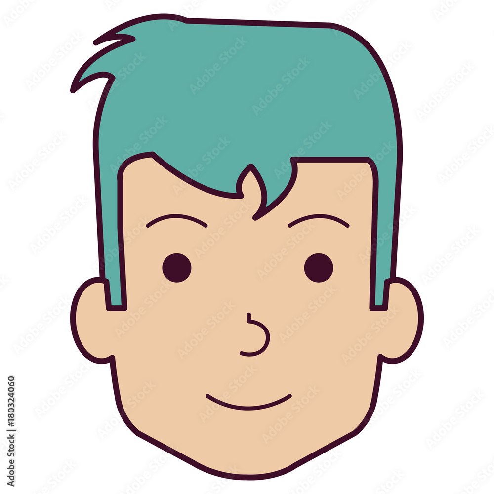 young man head avatar character vector illustration design young man head avatar character vector illustration design
