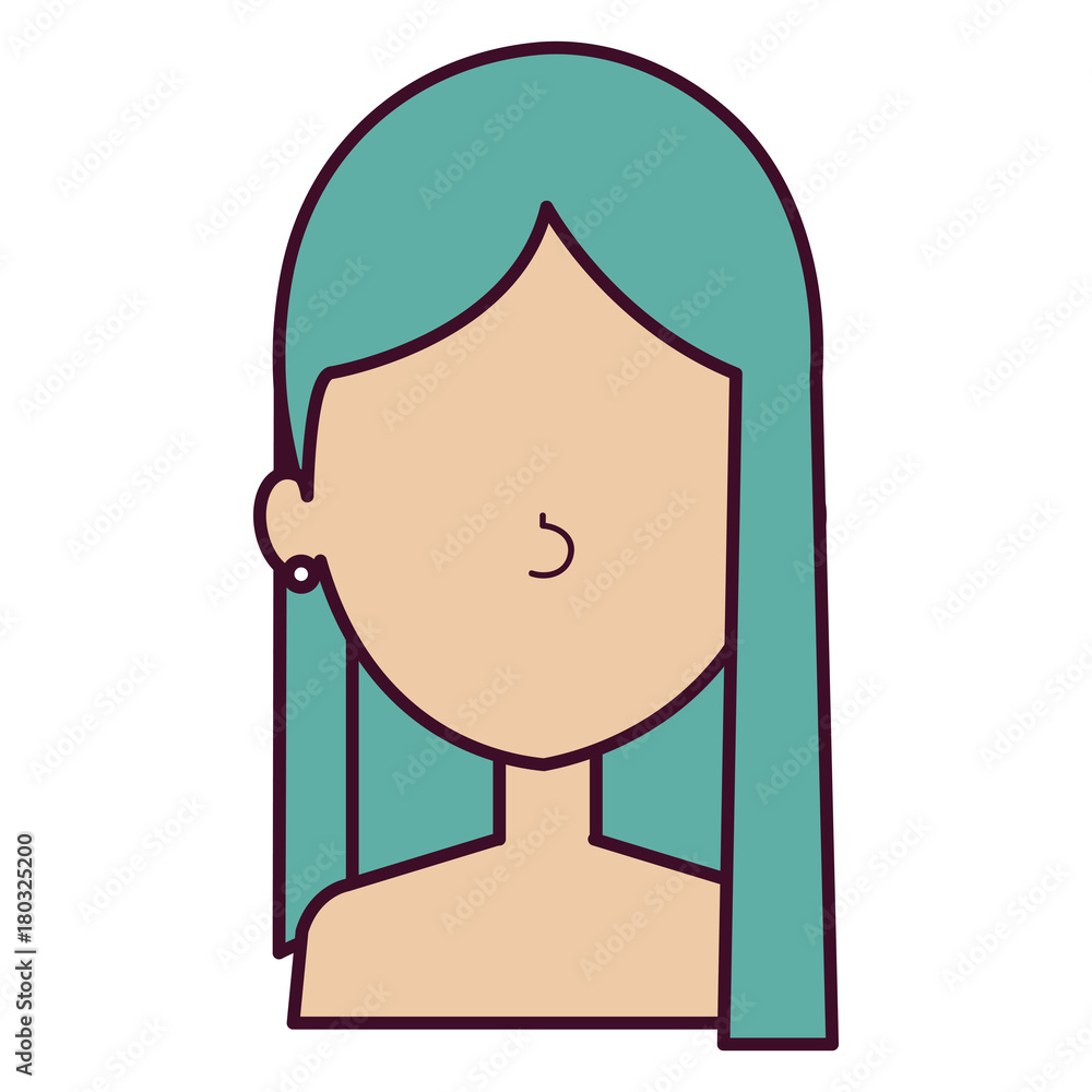 beautiful woman shirtless avatar character vector illustration design beautiful woman shirtless avatar character vector illustration design
