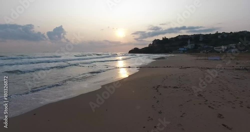 İstanbul Kısırkaya Sahil Beach Drone View - istanbul Kisirkaya Beach Gün Doğumu Drone Videosu - Gün Dogumu photo