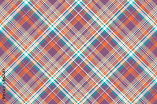 Abstract check plaid cotton texture seamless pattern