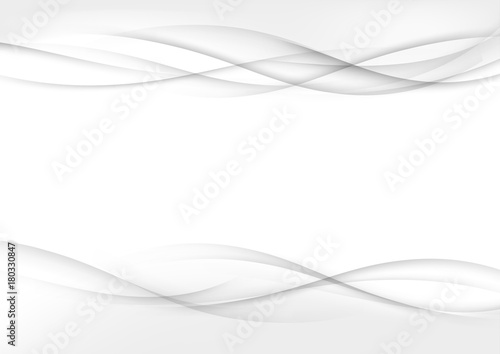 Minimalistic abstract futuristic mild wind air speed halftone grey lines waves background