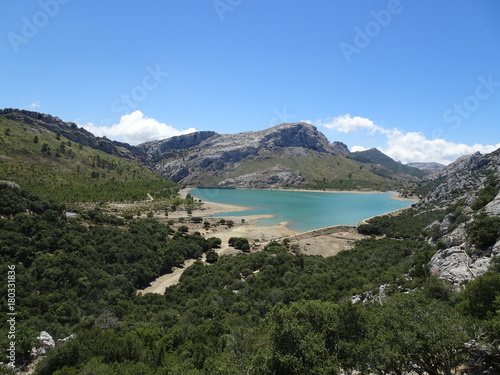 View over the Lake Gorg Blau, Mallorca, Ballears