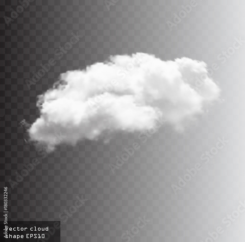 Cloud vector shape illustration