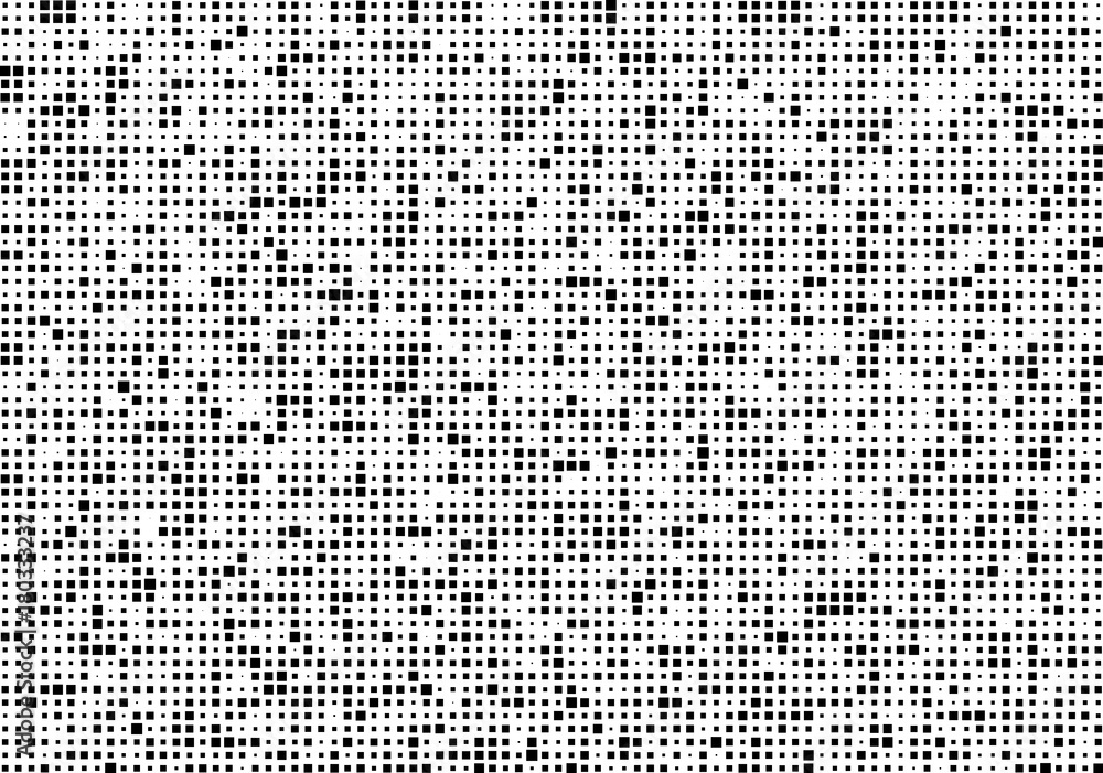 Dark Pixels texture. Pixel Abstract Mosaic Gradient Design Background. Monochromatic Abstract Background Isolated on white. Vector Illustration. Dark Pixels texture. Pixel Abstract Mosaic Gradient Design Background. Monochromatic Abstract Background Isolated on white. Vector Illustration.