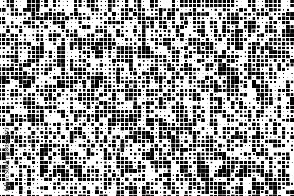 Dark Pixels texture. Pixel Abstract Mosaic Gradient Design Background. Monochromatic Abstract Background Isolated on white. Vector Illustration. Dark Pixels texture. Pixel Abstract Mosaic Gradient Design Background. Monochromatic Abstract Background Isolated on white. Vector Illustration.