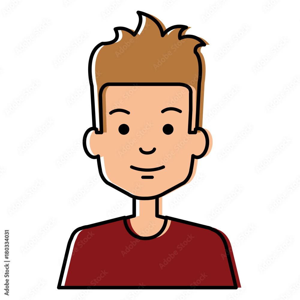 young man avatar character vector illustration design young man avatar character vector illustration design