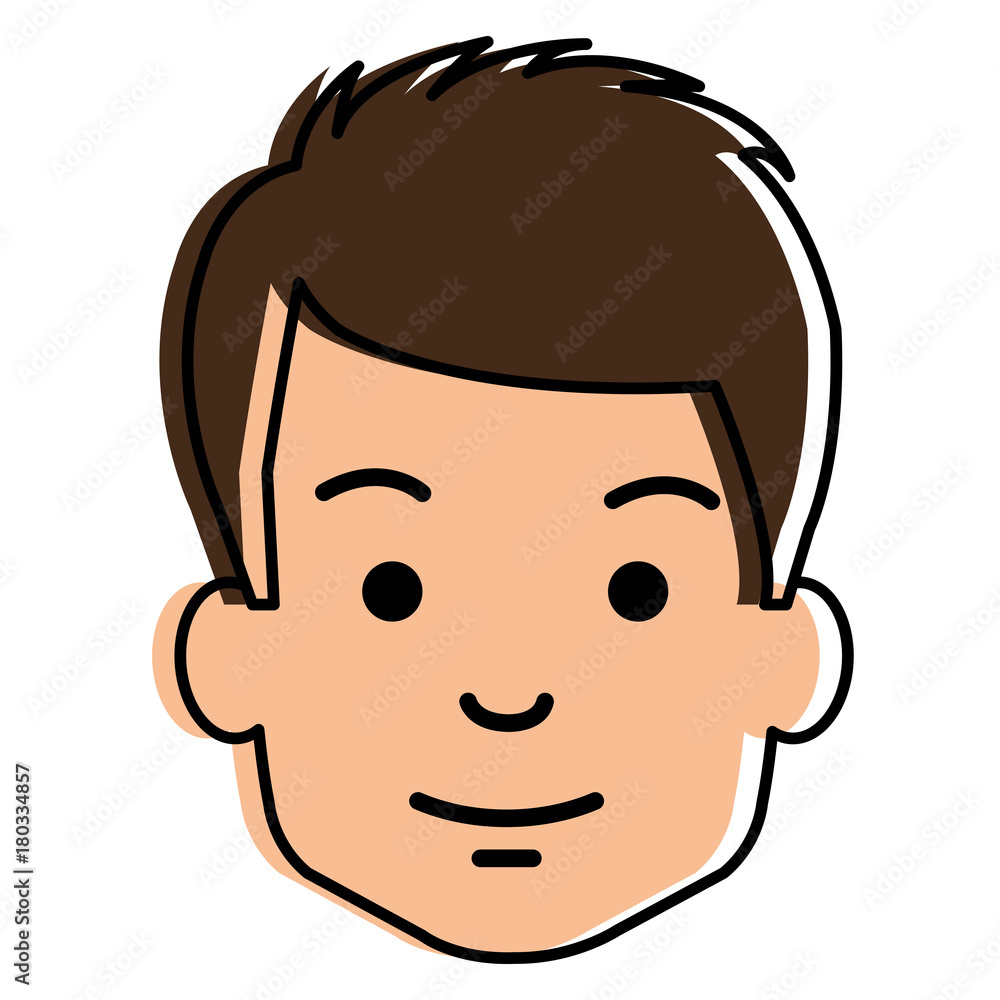 young man head avatar character vector illustration design young man head avatar character vector illustration design