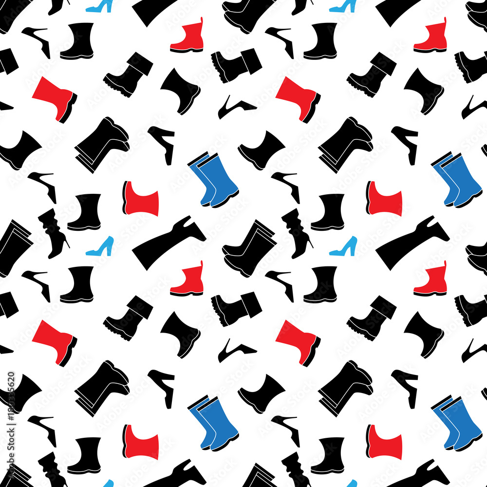 Shoe Seamless Pattern Shoe Seamless Pattern